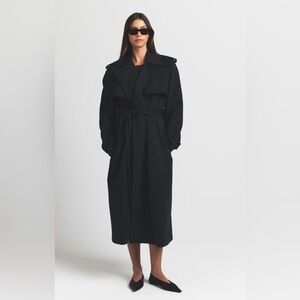 SKIMS Boyfriend Fleece Oversized Trench Coat